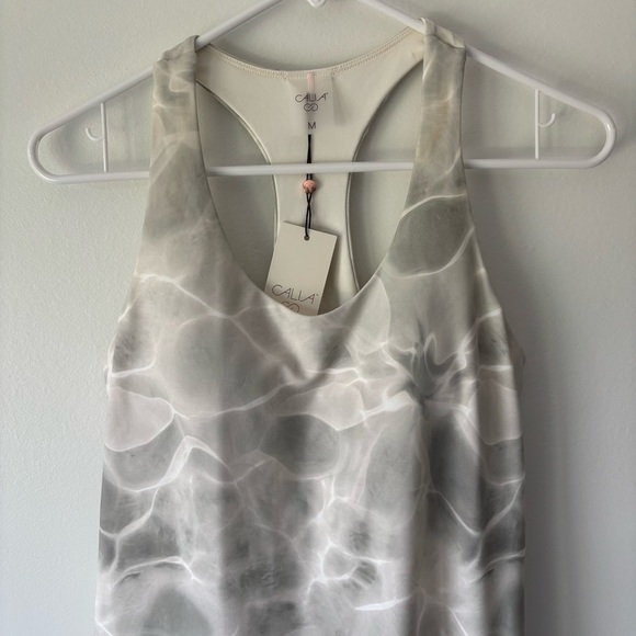 Calia Energize Exercise Dress Aquatic Neutral Active Dress Athletic Athleisure - Picture 6 of 15